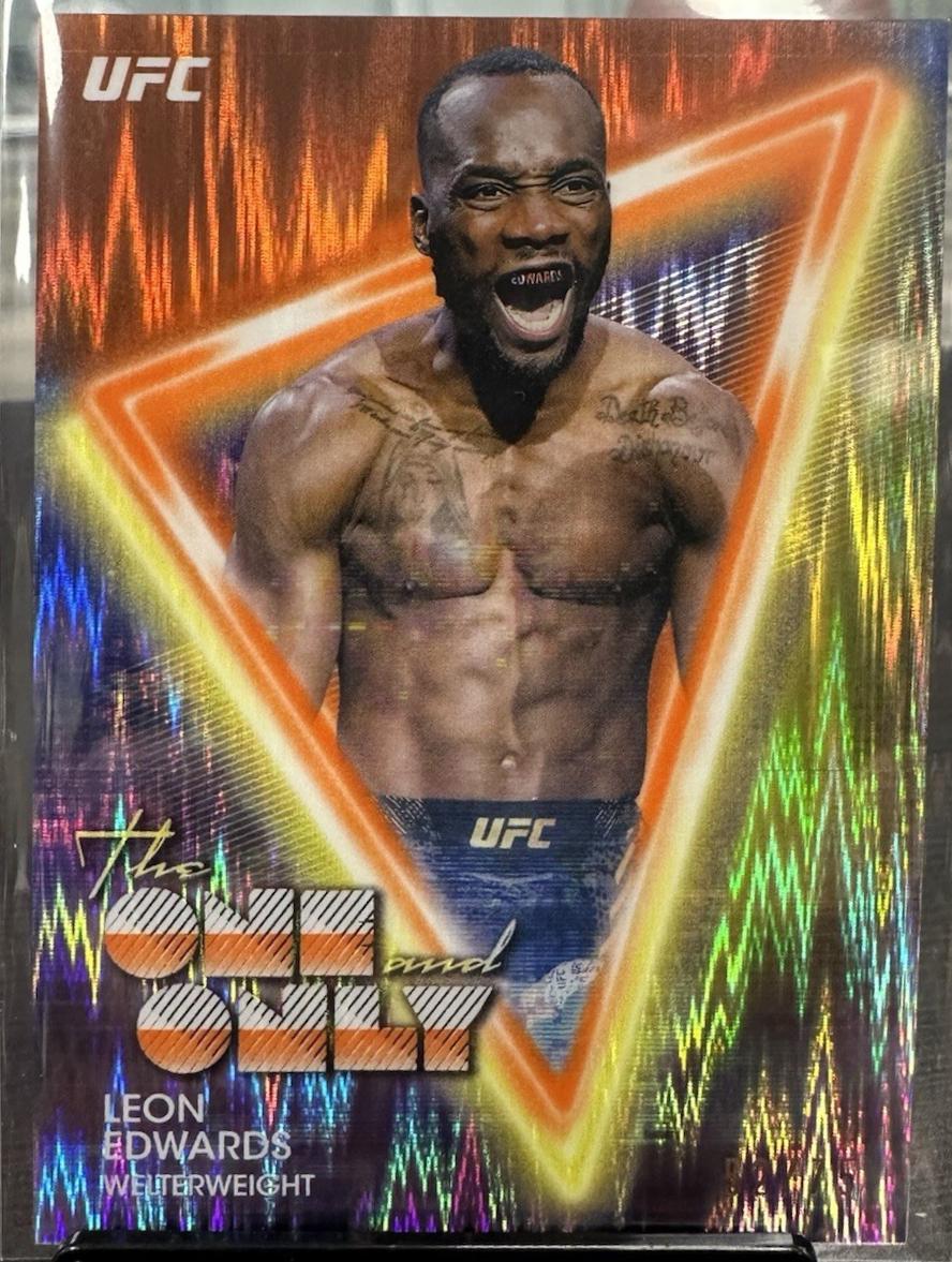 Leon Edwards 2025 Topps Midnight UFC The One and Only #OO-1 Dusk
