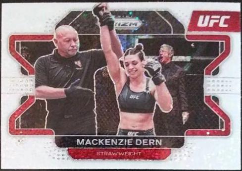 Mackenzie Dern 2022 Panini Prizm UFC Base #26 White Sparkle