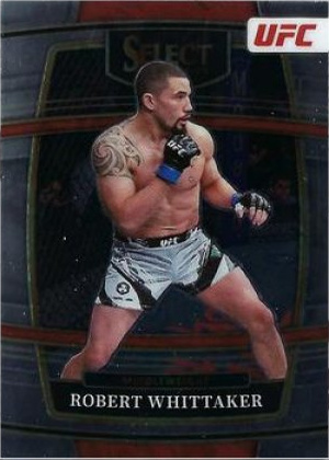 Robert Whittaker 2022 Panini Select UFC Concourse #27 Green Disco