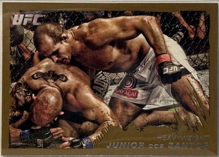 Junior Dos Santos 2011 Topps UFC Moment of Truth Base #156 Gold