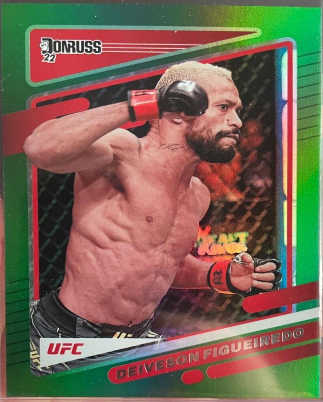 Deiveson Figueiredo 2022 Panini Donruss UFC Base #67 Green