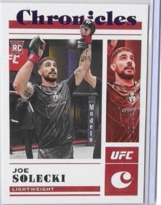 Joe Solecki 2023 Panini Chronicles UFC Base Chronicles #94 Purple