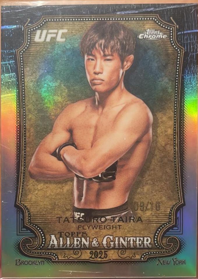 Tatsuro Taira 2026 Topps Chrome UFC Allen & Ginter #AG-13 Red Refractor