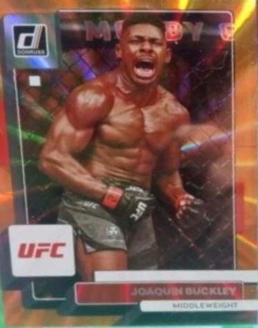 Joaquin Buckley 2023 Panini Donruss UFC Base #24 Orange Laser