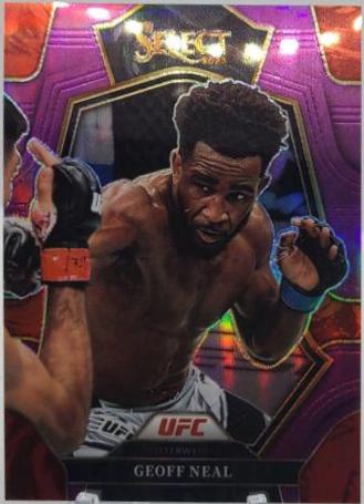 Geoff Neal 2023 Panini Select UFC Premier Level #162 Purple