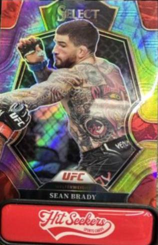 Sean Brady 2023 Panini Select UFC Premier Level #125 Tie Dye