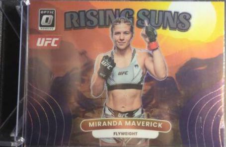 Miranda Maverick 2023 Panini Donruss Optic UFC Rising Suns #4 Purple