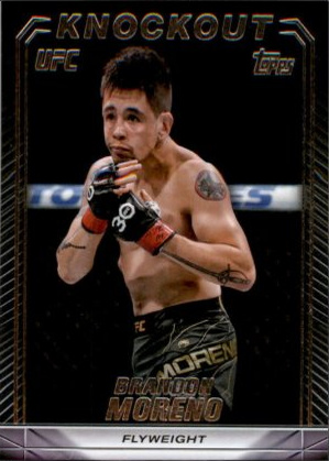 Brandon Moreno 2024 Topps Knockout UFC Base #37 Purple