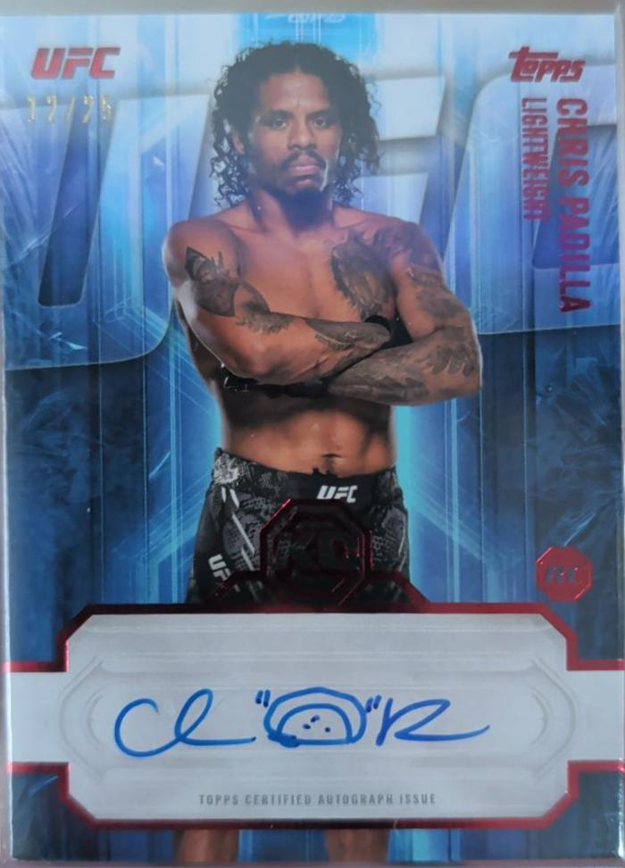 Chris Padilla 2026 Topps Knockout UFC Knockout Autographs #KOA-CPA Gold