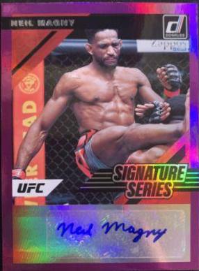 Neil Magny 2022 Panini Donruss UFC Signature Series #27 Green Flood