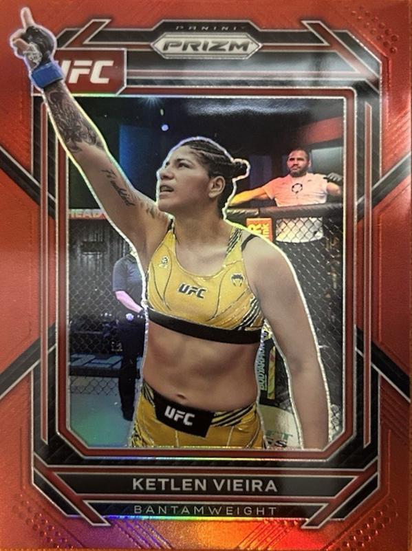 Ketlen Vieira 2023 Panini Prizm UFC Base #140 Red