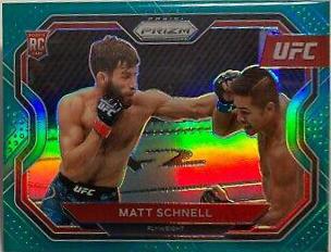 Matt Schnell 2021 Panini Prizm UFC Base #109 Teal