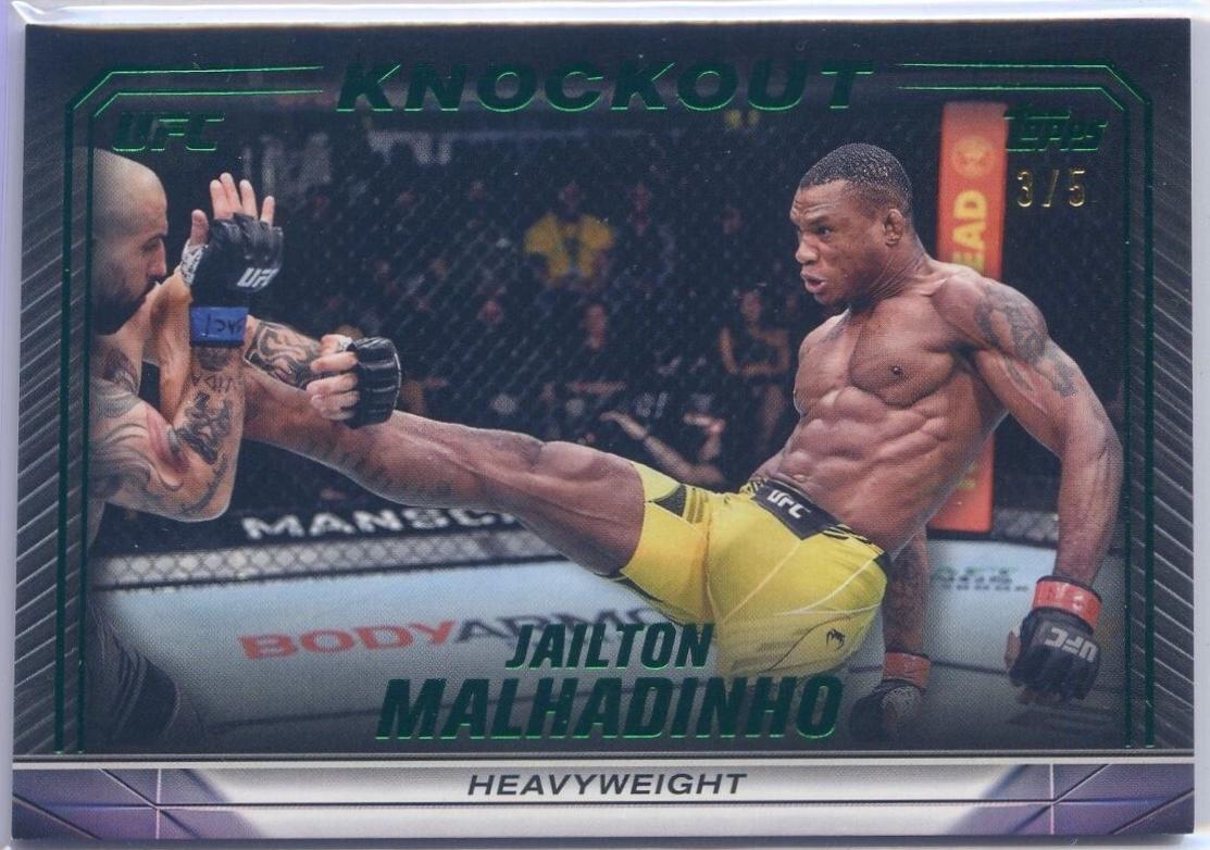 Jailton Almeida 2024 Topps Knockout UFC Base #75 Emerald