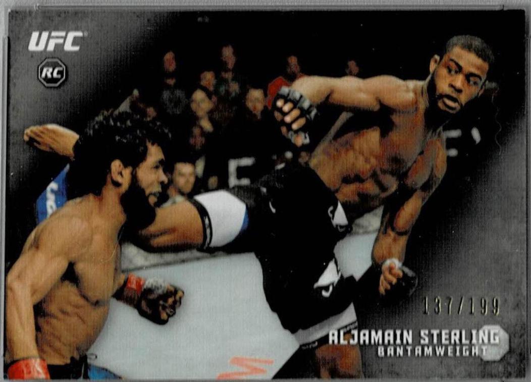 Aljamain Sterling 2015 Topps UFC Knockout Base #29 Silver