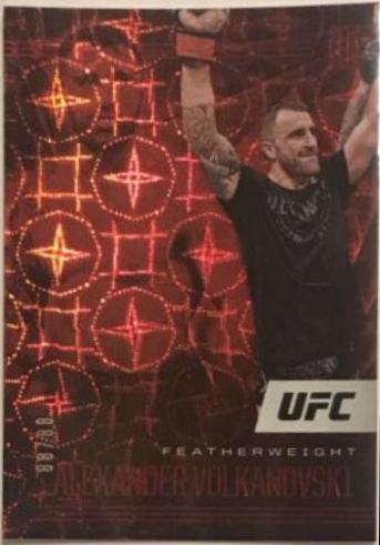 Alexander Volkanovski 2021 Panini Chronicles UFC Base Illusions #161 Asia Red