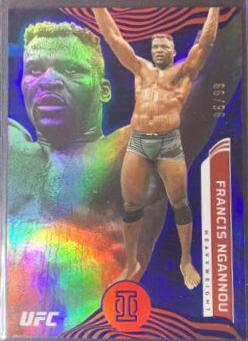 Francis Ngannou 2022 Panini Chronicles UFC Base Illusions #279 Blue