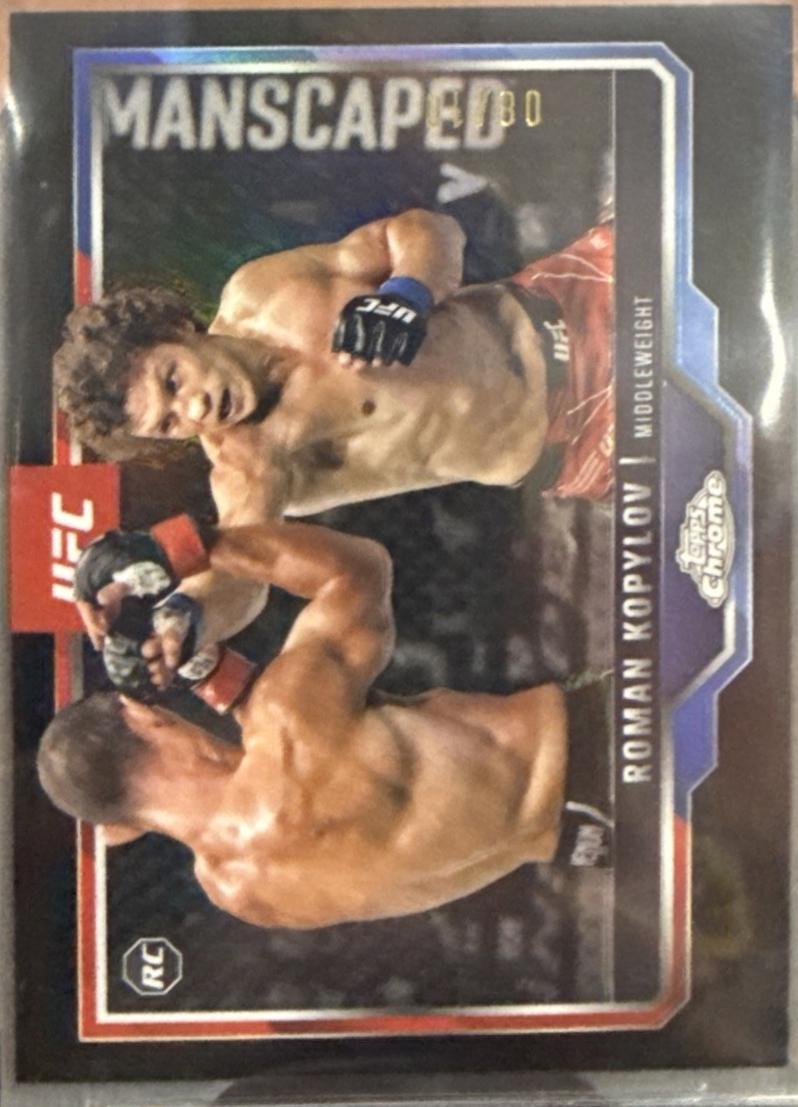 Roman Kopylov 2025 Topps Chrome UFC Base #66 Black Refractor