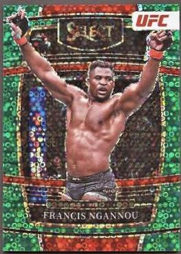 Francis Ngannou 2022 Panini Select UFC Concourse #35 Green Disco