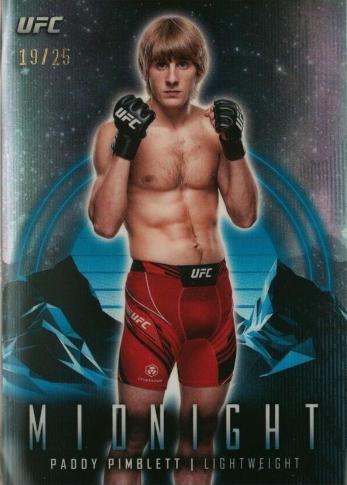 Paddy Pimblett 2024 Topps Midnight UFC Base #87 Moonrise