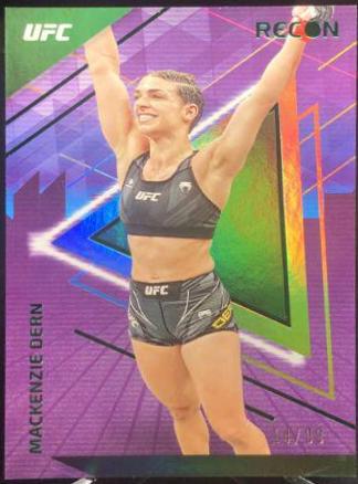 Mackenzie Dern 2022 Panini Chronicles UFC Base Recon #225 Green