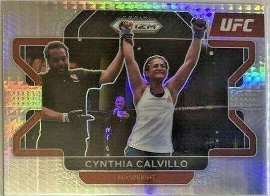 Cynthia Calvillo 2022 Panini Prizm UFC Base #59 Hyper