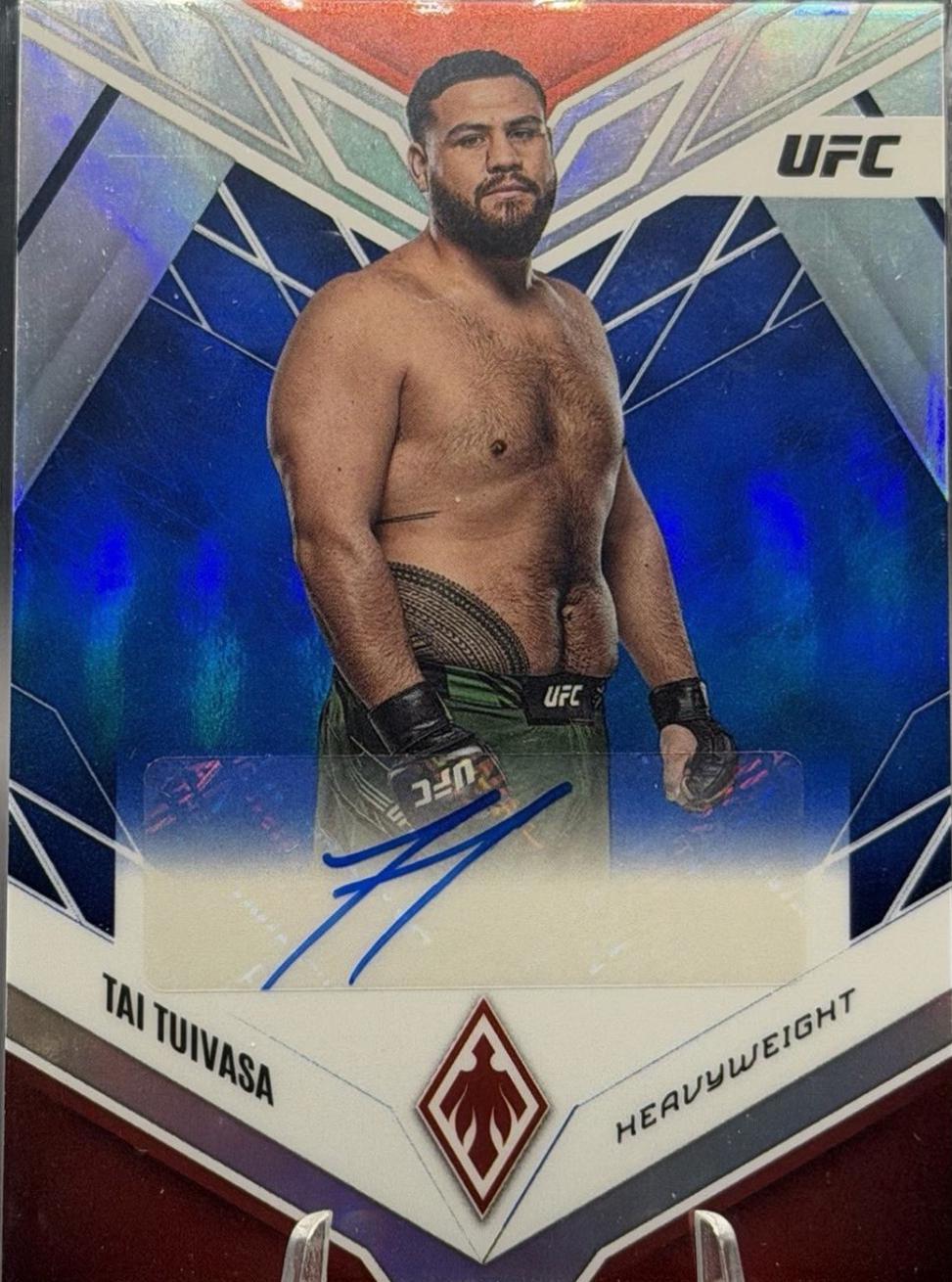 Tai Tuivasa 2023 Panini Chronicles UFC Phoenix Autographs #6 Red