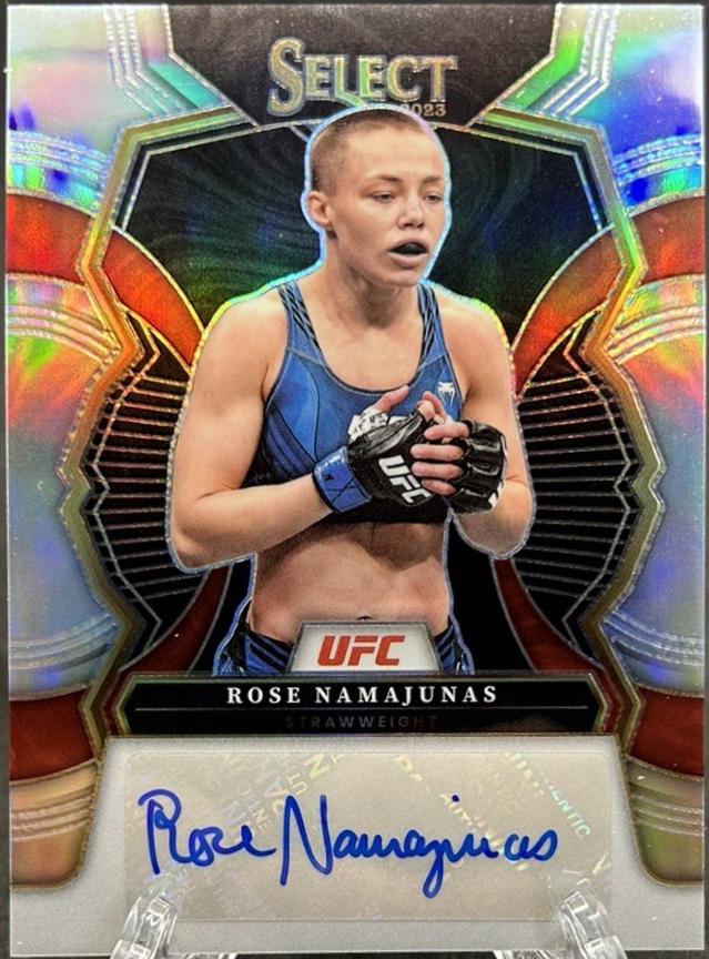 Rose Namajunas 2023 Panini Select UFC Signatures #1 Disco