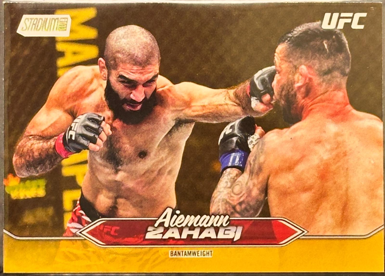 Aiemann Zahabi 2025 Topps Stadium Club UFC Base #115 Gold