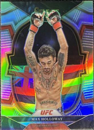 Max Holloway 2023 Panini Select UFC Concourse #85 Silver