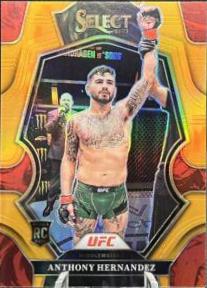 Anthony Hernandez 2023 Panini Select UFC Premier Level #168 Orange