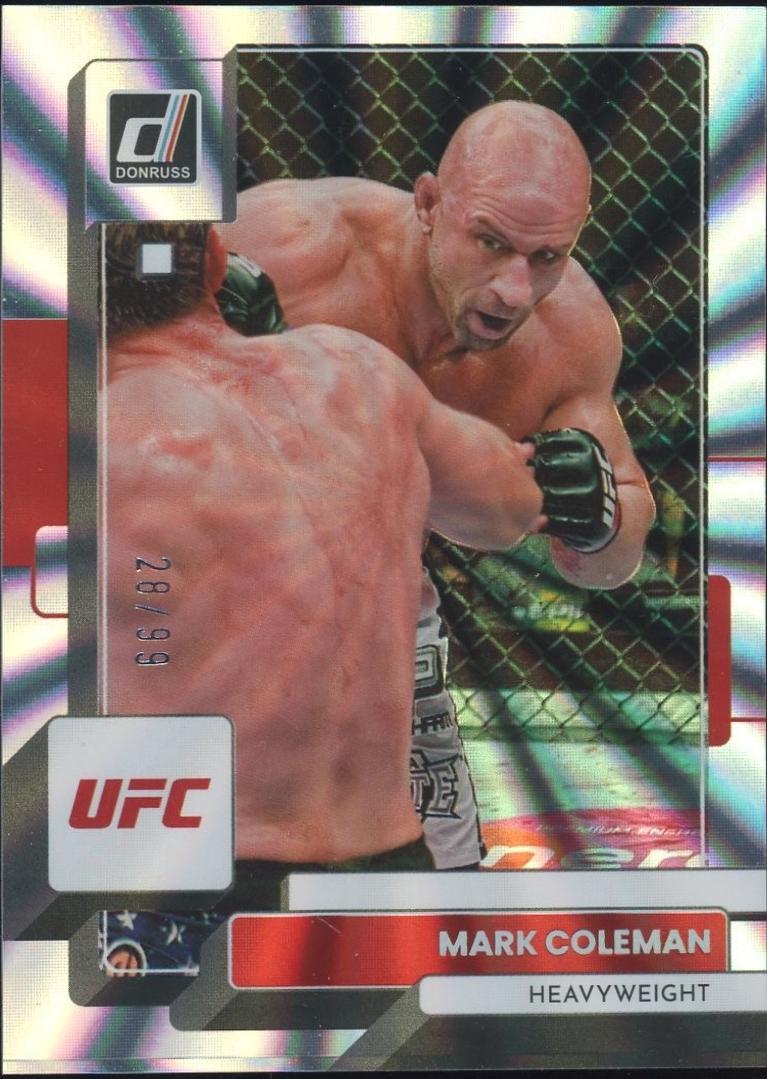 Mark Coleman 2023 Panini Donruss UFC Base #83 Laser