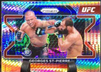 Georges St-Pierre 2022 Panini Prizm UFC Base #61 Hyper