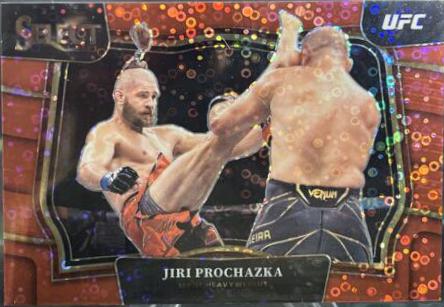 Jiri Prochazka 2023 Panini Select UFC Octagonside #241 Red Disco
