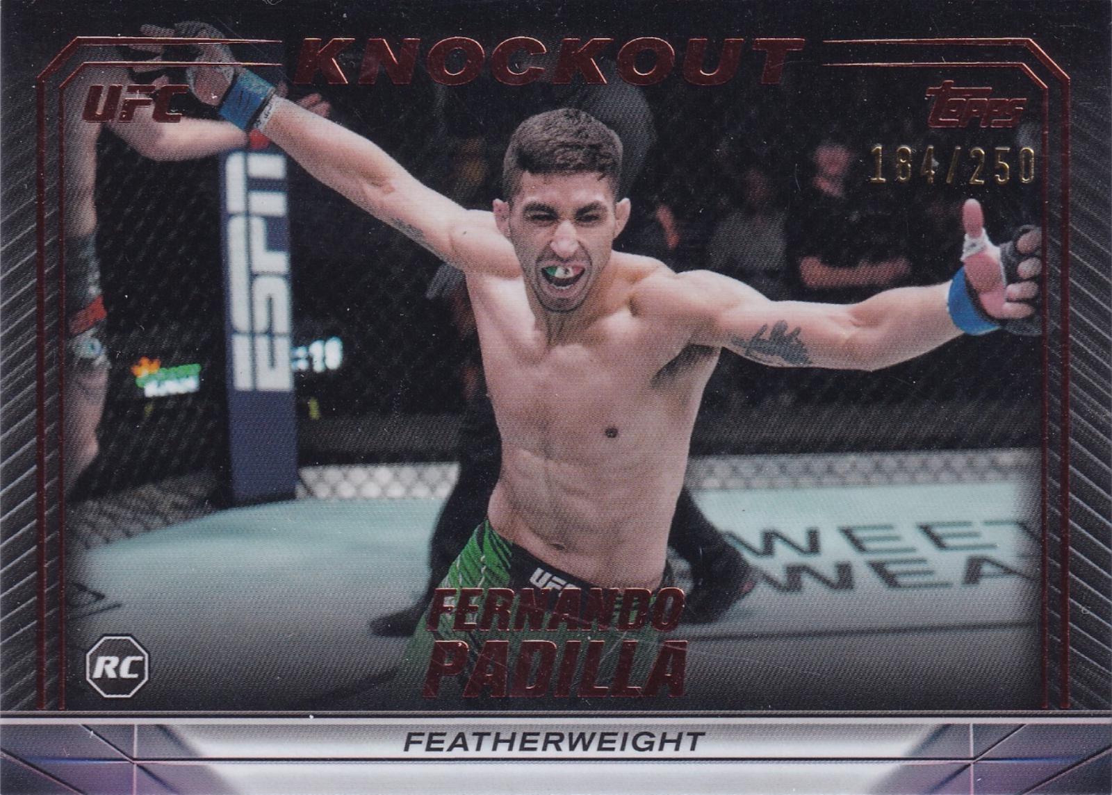 Fernando Padilla 2024 Topps Knockout UFC Base #9 Bronze