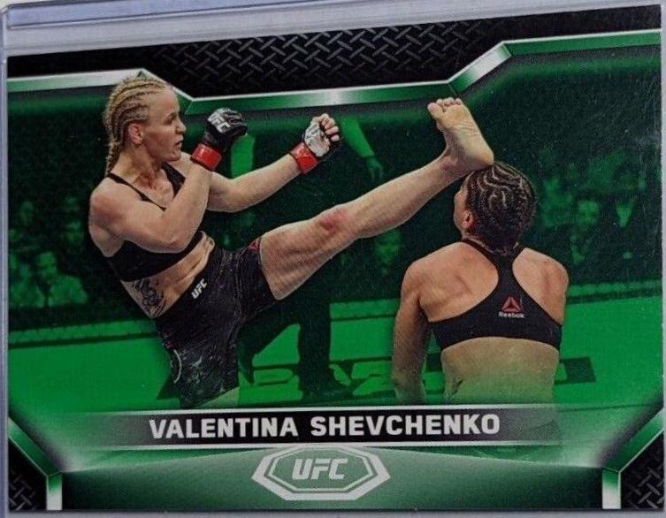 Valentina Shevchenko 2020 Topps UFC Knockout Base #60 Green
