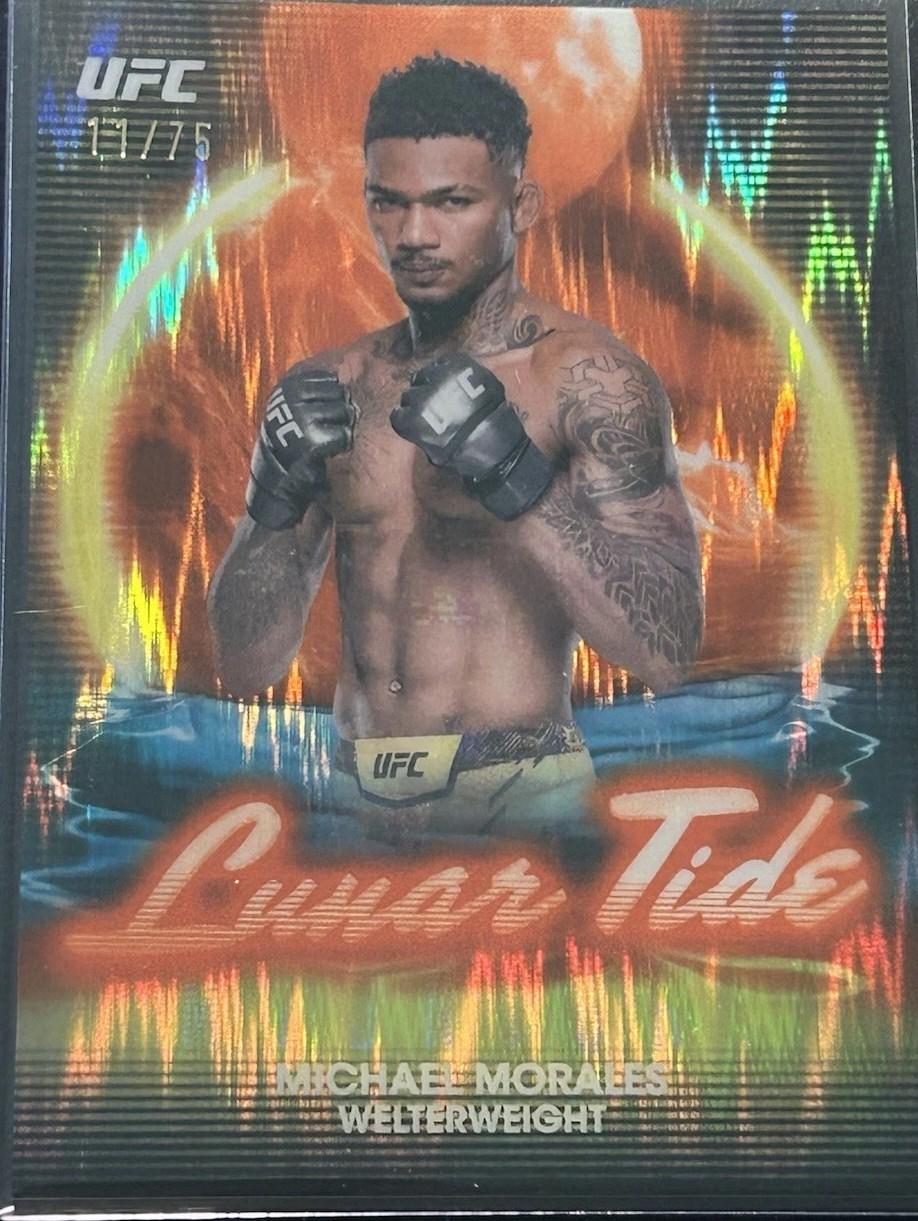 Michael Morales 2025 Topps Midnight UFC Lunar Tide #LT-11 Dusk