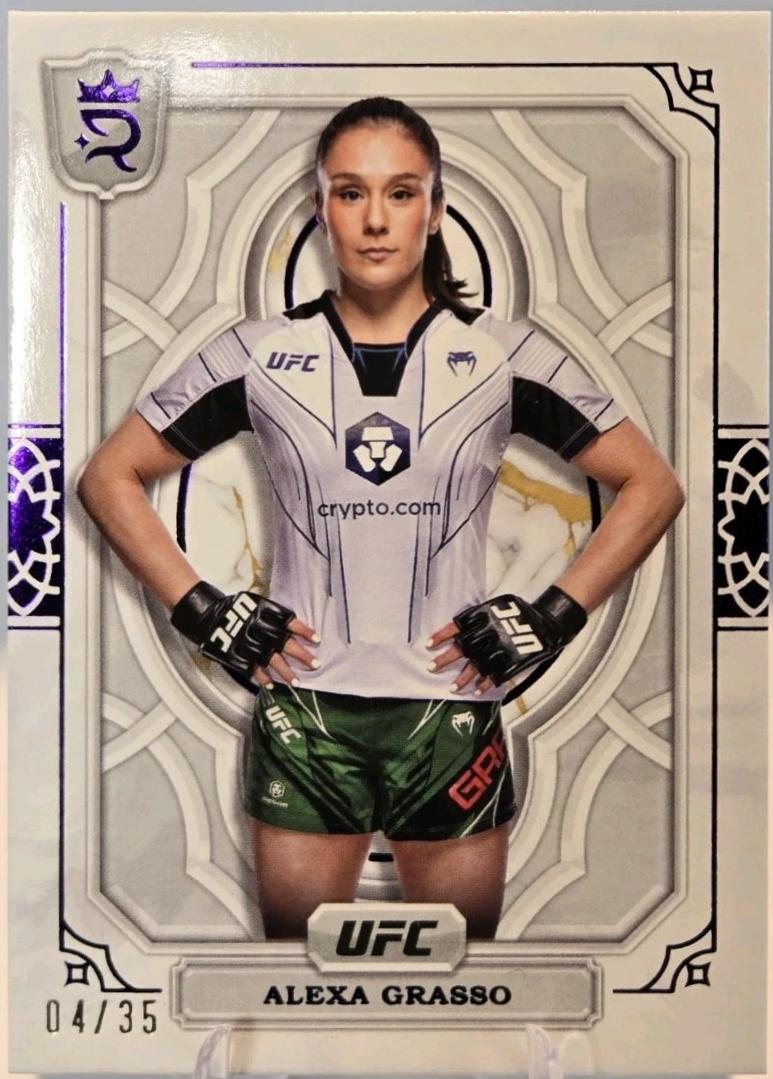 Alexa Grasso 2024 Topps Royalty UFC Base #57 Purple