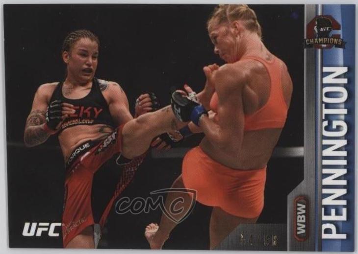 Raquel Pennington 2015 Topps UFC Champions Base #14 Blue