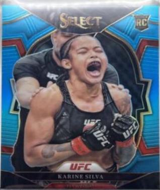 Karine Silva 2023 Panini Select UFC Concourse #67 Light Blue
