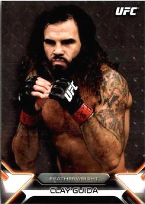 Clay Guida 2016 Topps UFC Knockout Base #6 Red