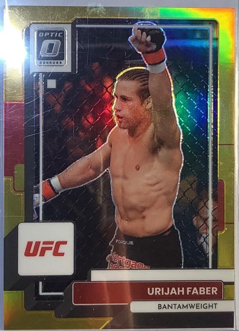 Urijah Faber 2023 Panini Donruss Optic UFC Base #26 Gold