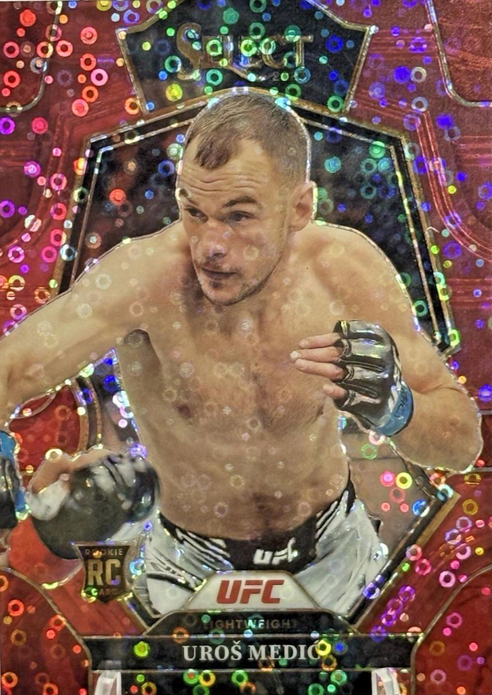 Uros Medic 2023 Panini Select UFC Premier Level #103 Red Disco