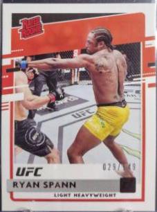 Ryan Spann 2021 Panini Chronicles UFC Base Donruss Rated Rookies #29 Red