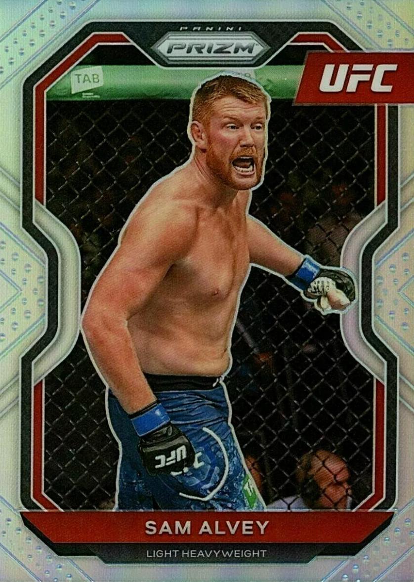 Sam Alvey 2021 Panini Prizm UFC Base #51 Silver