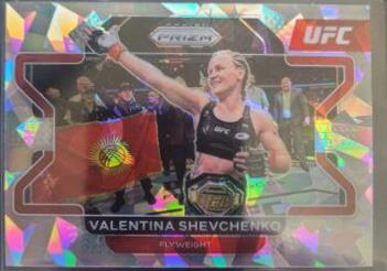 Valentina Shevchenko 2022 Panini Prizm UFC Base #52 Ice