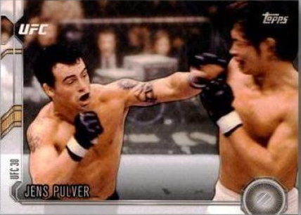 Jens Pulver 2015 Topps UFC Chronicles Base #10 Black and White