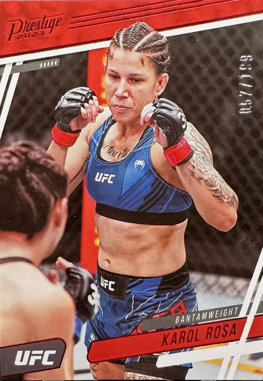 Karol Rosa 2023 Panini Chronicles UFC Base Prestige #177 Red