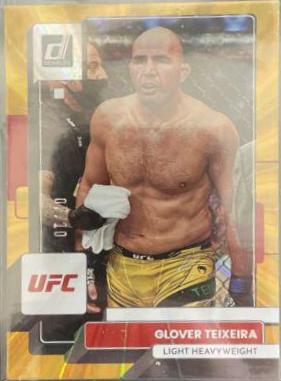 Glover Teixeira 2023 Panini Donruss UFC Base #32 Gold Laser
