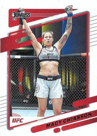 Macy Chiasson 2022 Panini Donruss UFC Base #138 Purple Flood