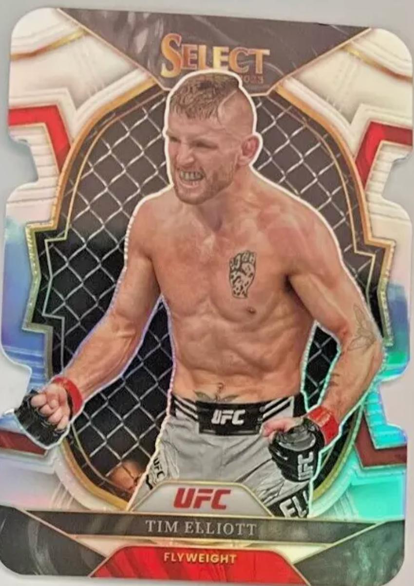 Tim Elliott 2023 Panini Select UFC Concourse #63 Silver Die Cut